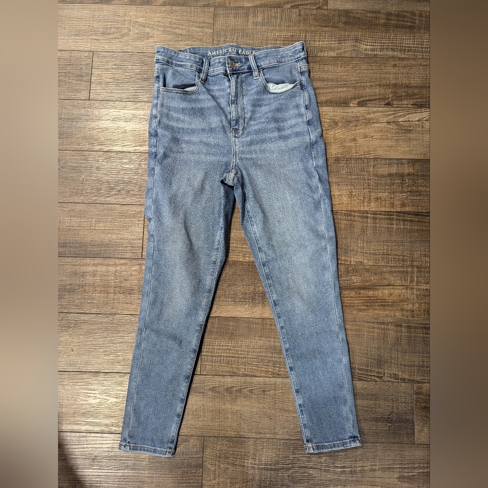 American Eagle Next Level Stretch Super High Rise Jegging Size 10 Extra Short